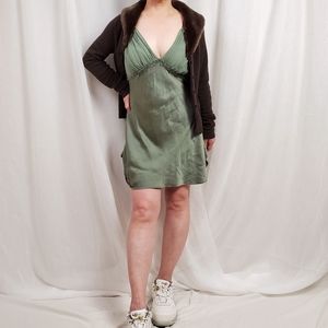 Victoria's Secret Gold Label Silk Babydoll Dress M